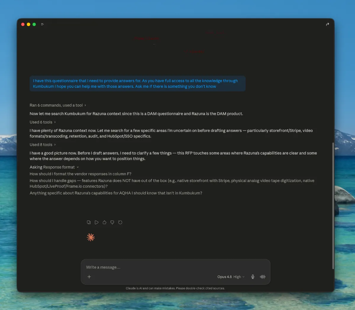 Claude use case for writing prompt proposals